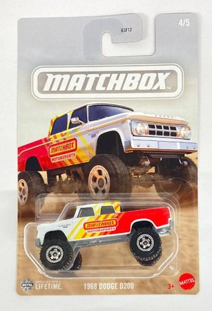 Matchbox TEMATICK ANGLIIAK 1968 Dodge D200