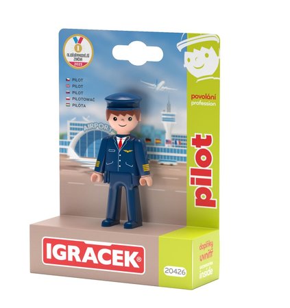 Igrek Pilot - figrka s prsluenstvom