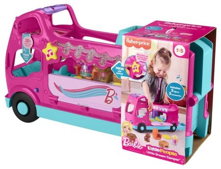 Fisher Price LP Barbie karavan snov so svetlami a zvukmi HYR85