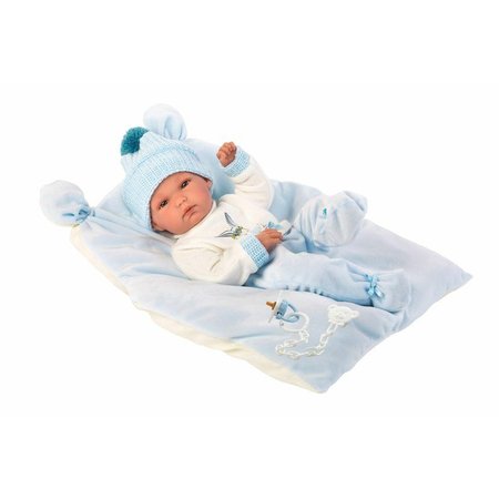 Llorens 63555 NEW BORN CHLAPEK - realistick bbika bbtko s celovinylovm telom 35 cm