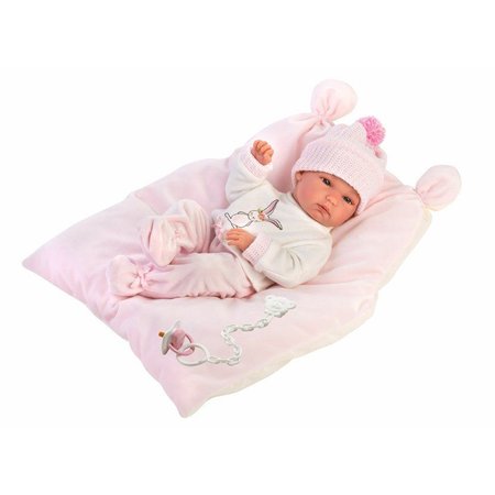 Llorens 63556 NEW BORN HOLIKA - realistick bbika bbtko s celovinylovm telom 35 cm