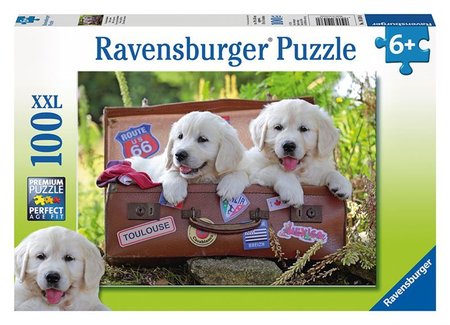 Ravensburger puzzle teniatka odpovajce v kufrku 100 dielikov