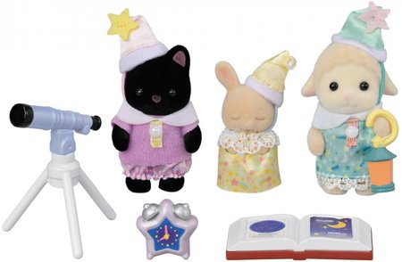 Sylvanian Families 5750 Pyamo Party Baby Trio