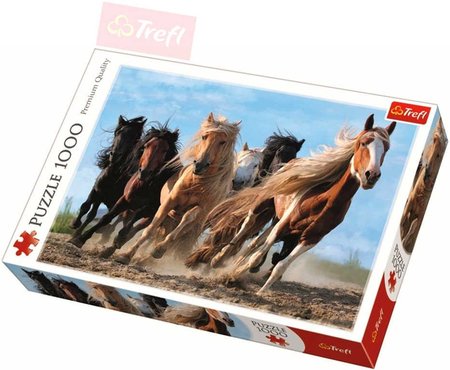 Trefl Puzzle Galopujce kone 1000d