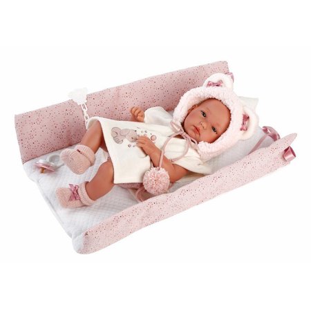 Llorens 63544 NEW BORN HOLIKA - realistick bbika bbtko s celovinylovm telom 35 cm