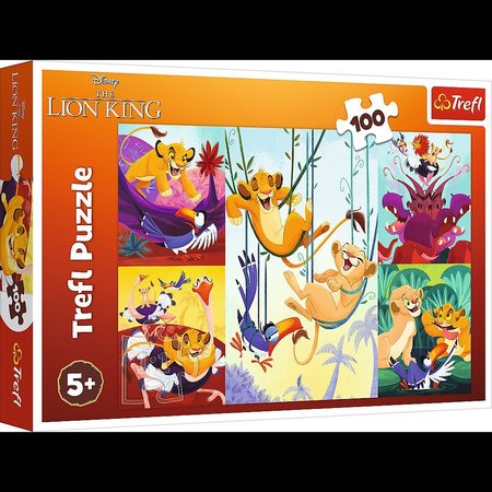 Puzzle 100 - Disney Lev kr