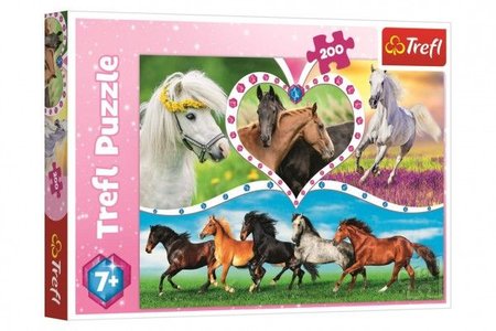 Trefl Puzzle Kone 200 dielikov 48x34cm