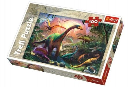 Trefl Puzzle Dinosaury 100 dielov 41x27,5cm