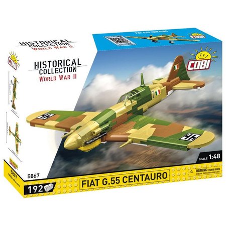 Cobi 5867 Talianske sthacie lietadlo FIAT G.55 Centauro COBI 5867 - World War II 1:48