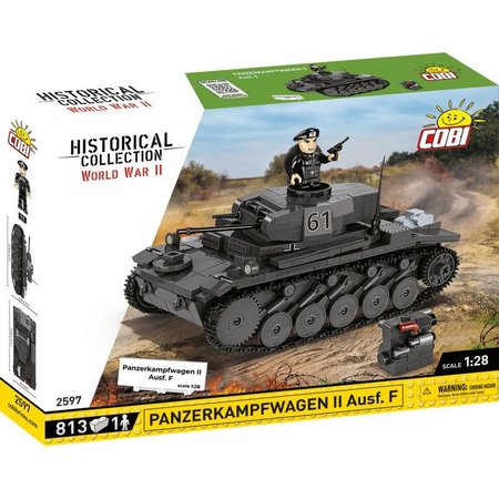 Nemeck ahk tank Panzerkampfwagen II Ausf. F. COBI 2597 - World War II 1:28