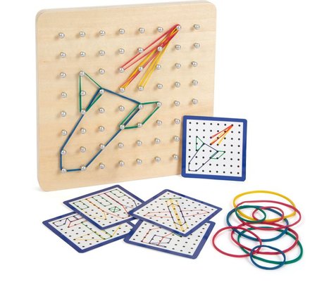 Small Foot Dreven doska Geoboard