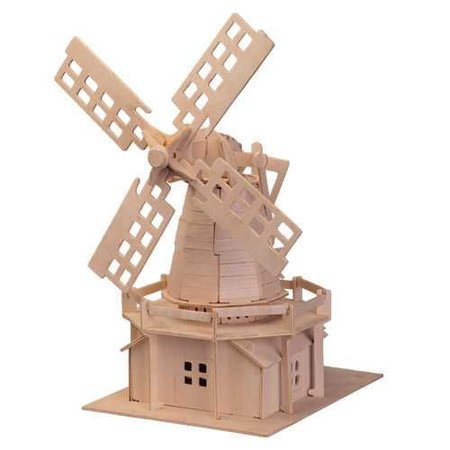 Woodcraft Dreven 3D puzzle vetern mlyn