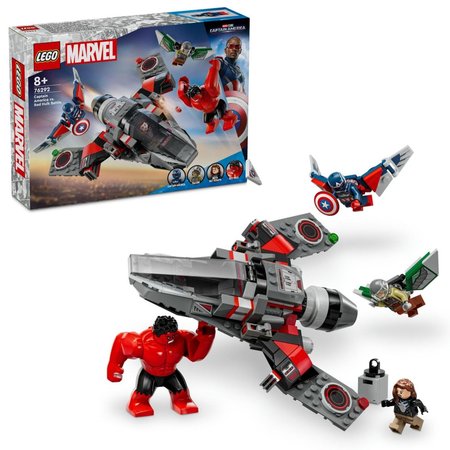 LEGO Marvel 76292 Sboj: Kapitn Amerika vs. Red Hulk