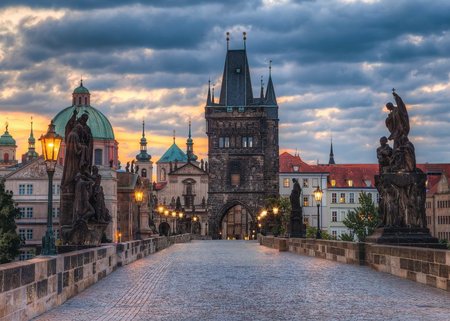 esk kolekce: Praha: Prochzka po Karlov most 1000 dlk