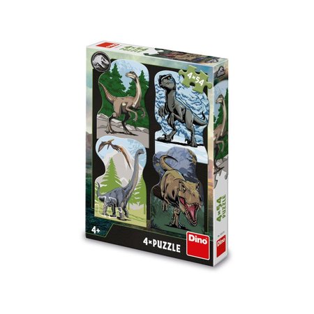 DINO Jursk svet 4x54 puzzle