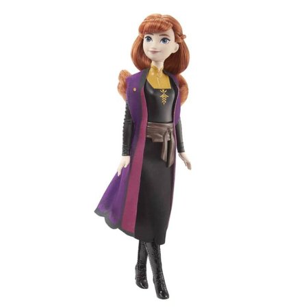 Mattel Frozen Anna v ierno-oranovch atch HLW50