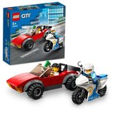 LEGO City 60392 Automobilov nahaka s policajnou motorkou