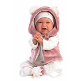 Llorens 74070 New Born - realistick bbika so zvukmi a telom z mkkej ltky