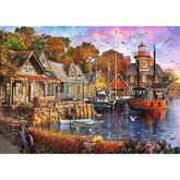 Puzzle Premium Plus - ajov as: Prmorsk prstav 1000 dielikov