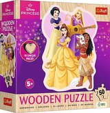 Trefl Puzzle 50 Dreven - Disney Pincezn - Roztomil princeznej