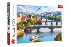 Teddies Puzzle Praha, esk republika 500 dielikov 48x34cm v krabici 40x27x4,5cm