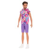 Mattel Barbie model Ken pestrofarebn obleek HRH26